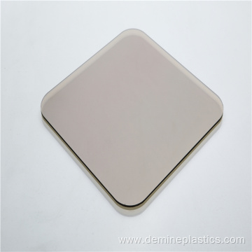 Gray glossy 3mm wall panel solid polycarbonate sheet